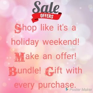 🎉Holiday Weekend Sale!🎉 - Buy or make an offer